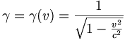 Transformation de Lorentz