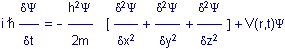 fonctions d'onde d'Erwin Schrödinger
